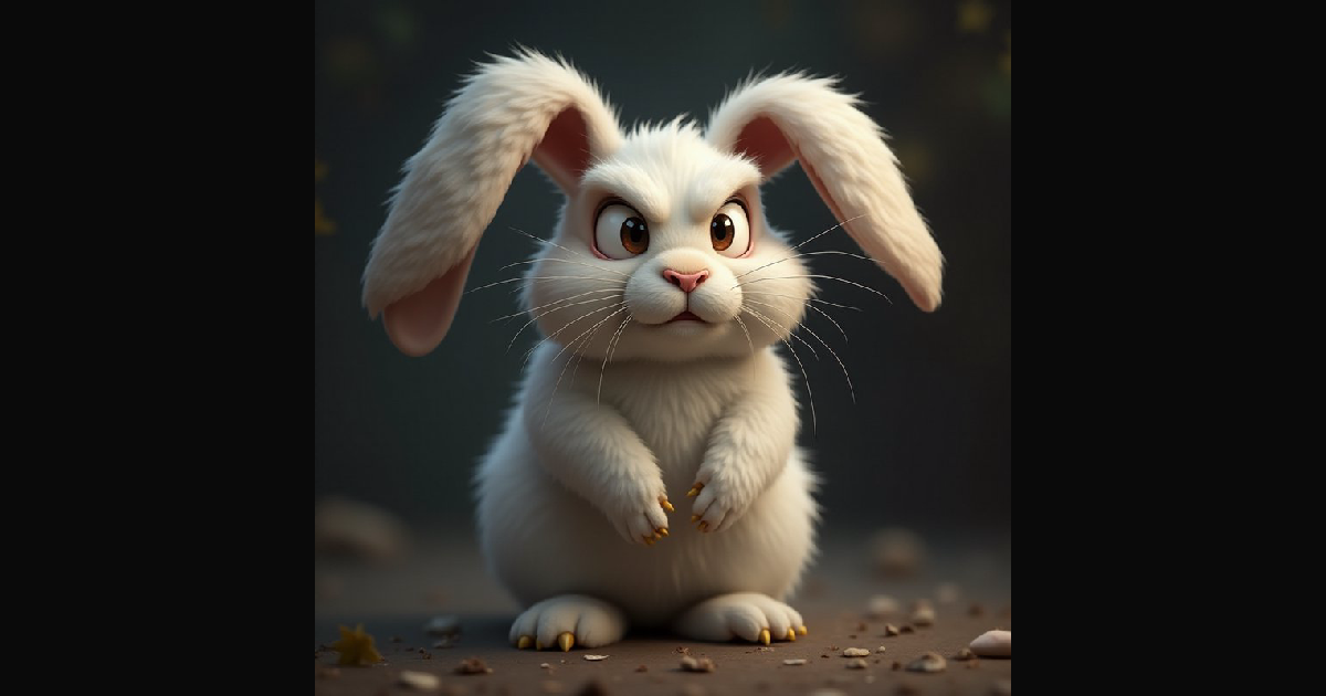 A high-quality 3D rendered bunny character with fl | cocoayoc on ...