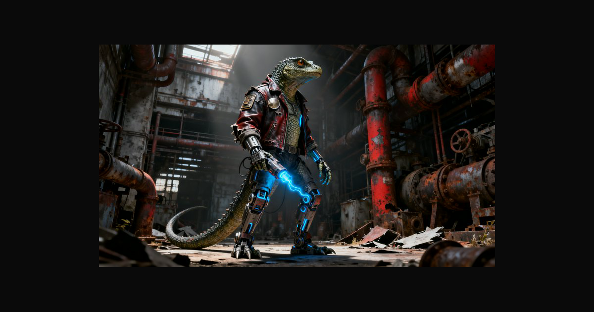 A highly detailed CGI reptilian humanoid wearing a | CaylaCatz on ...