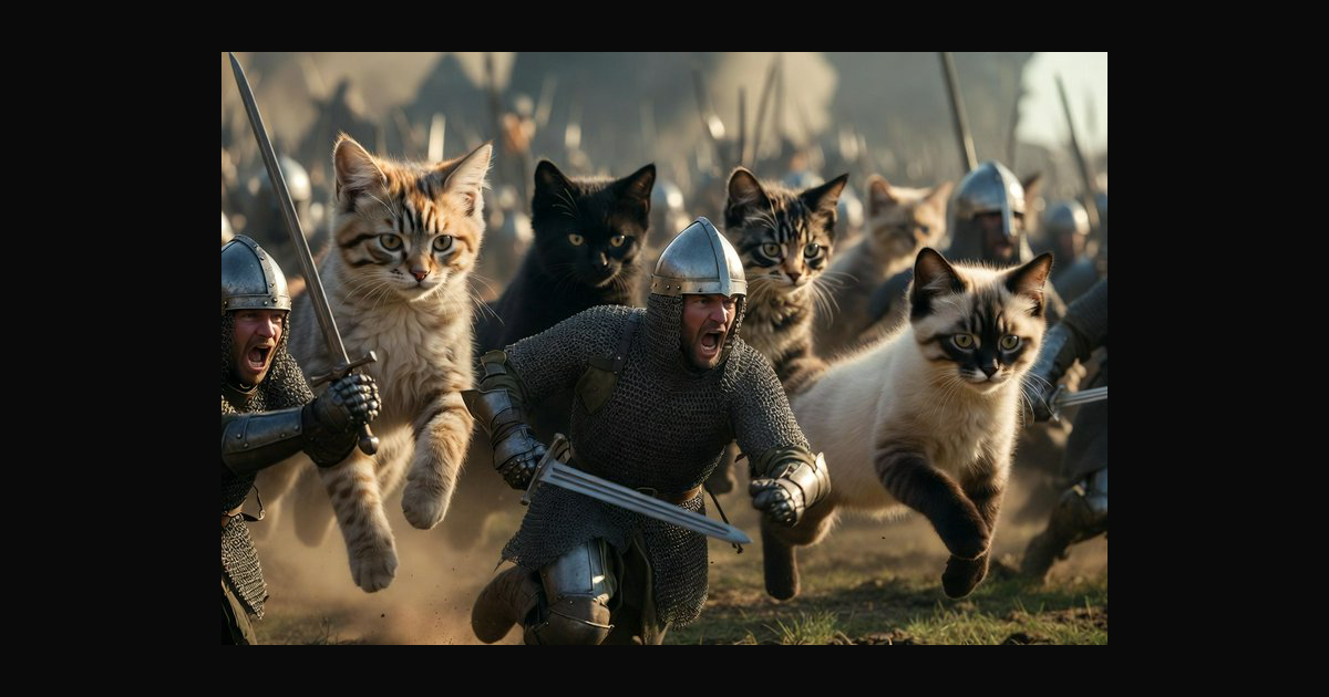 A dramatic battle scene featuring armored knights | macknolanterr on ...