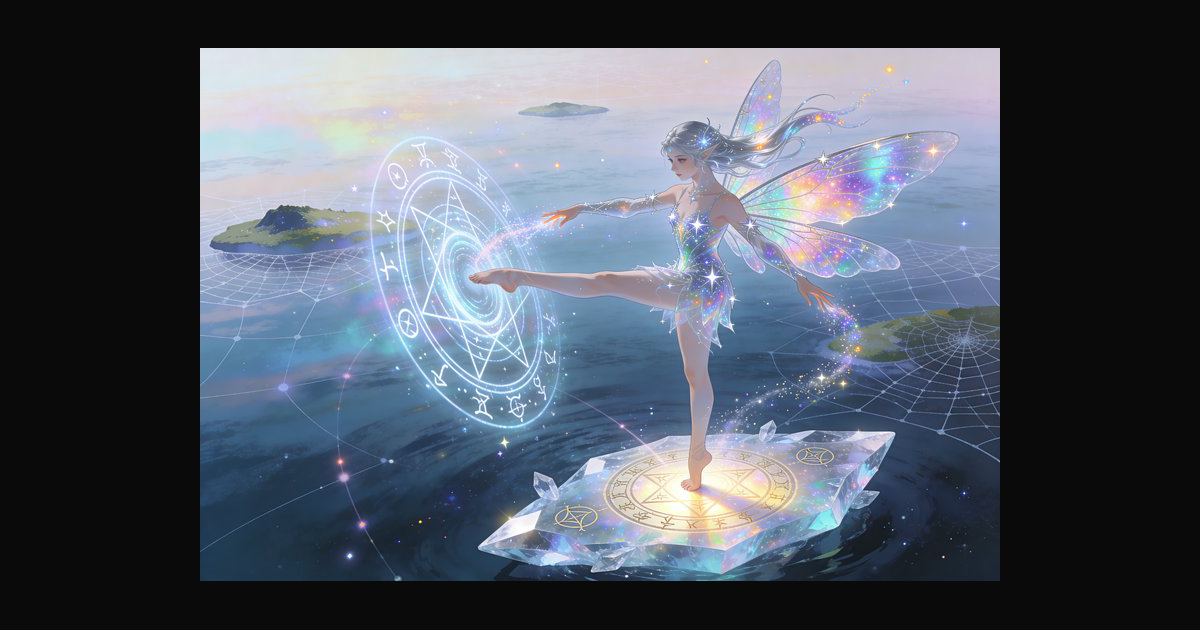 A luminous fantasy scene featuring a graceful fair | ronyjiku on ...
