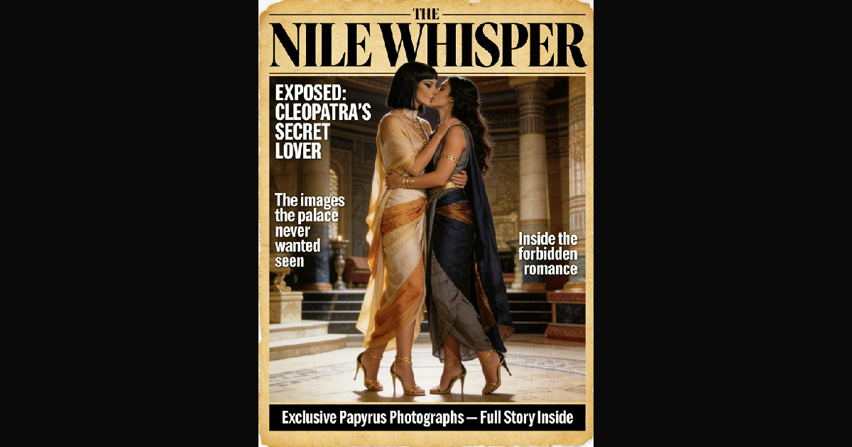 A dramatic magazine cover featuring two women in o | germancowboy on ...
