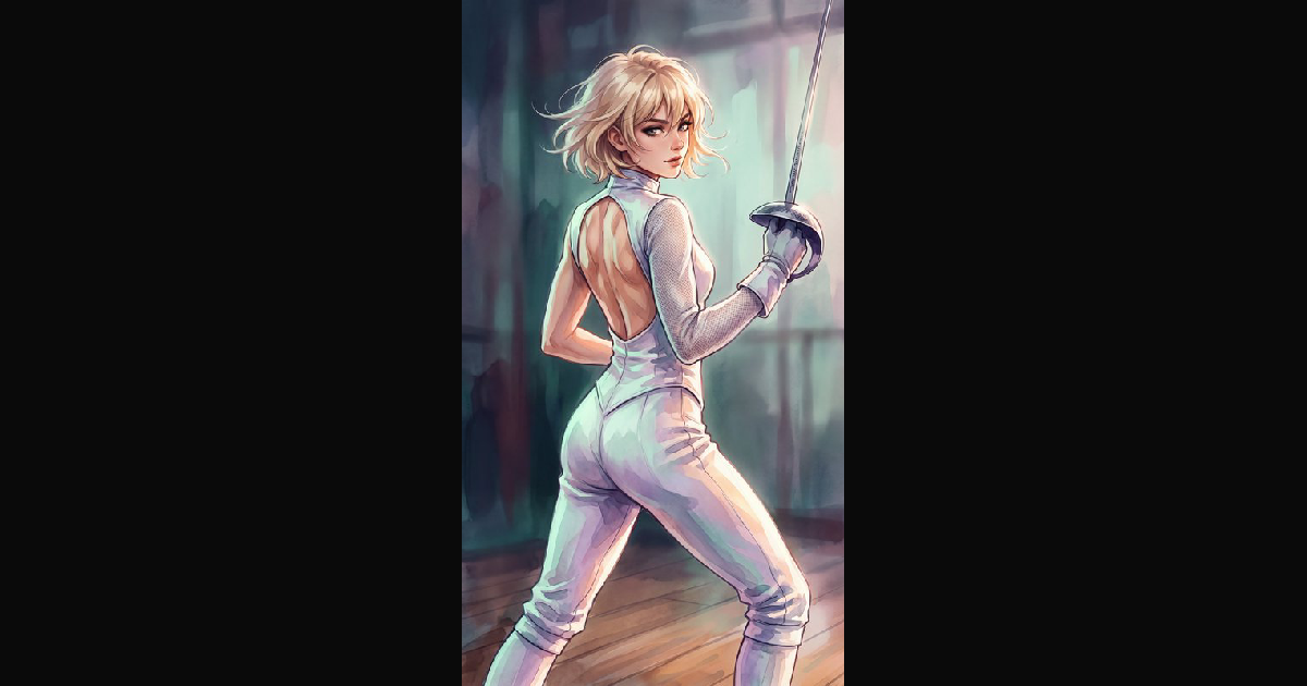 A dynamic anime-inspired illustration of a confide | MrUnick on ...