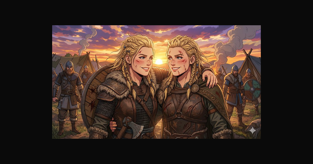 A vivid medieval fantasy scene featuring two battl | pajmeravilla on ...