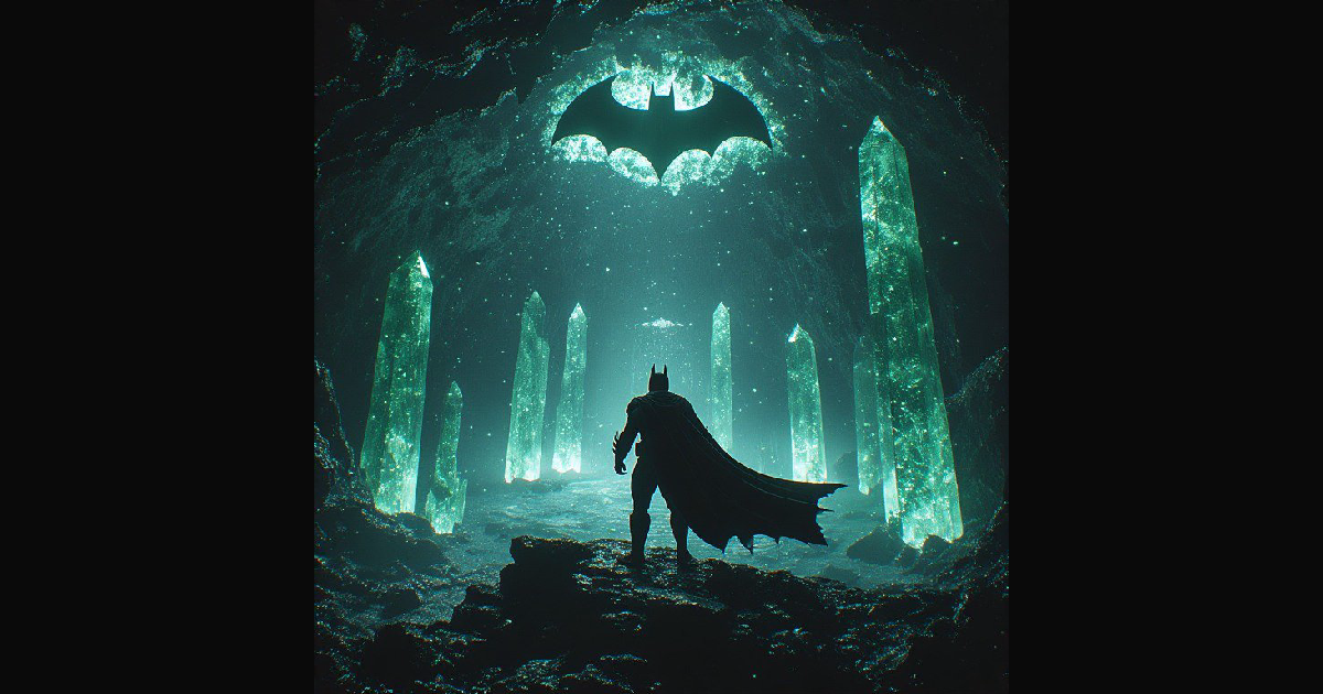 A dramatic, neon-lit fantasy scene features Batman | Bhanu47 on ...