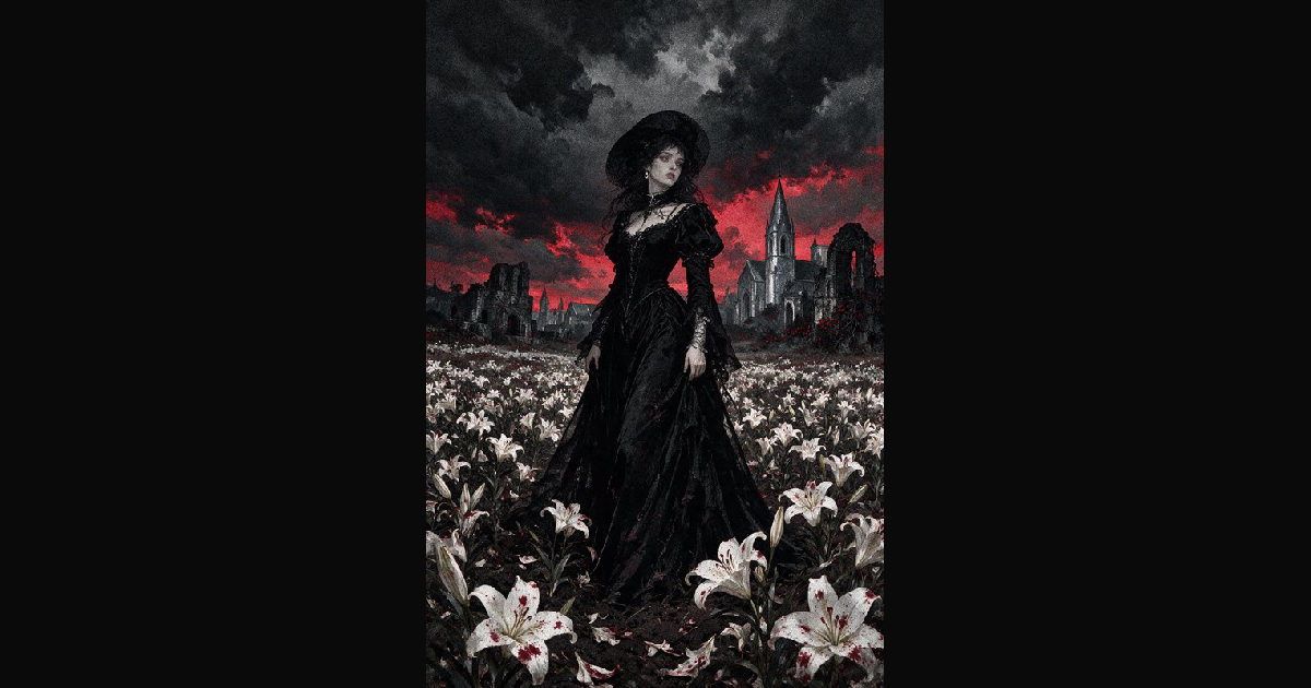 This atmospheric dark gothic fantasy illustration | TesaranJ on BudgetPixel