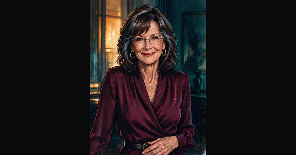 Poised smiling mature woman with glasses — AI art by @michellemichaels ...